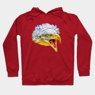 Bald Eagle scream Hoodie